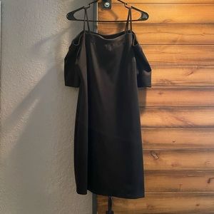 H&M Black Dress off-shoulder half sleeves size XL